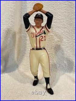 VINTAGE 1958-62 Warren Spahn Hartland Figurine, Milwaukee Braves, SUPER NICE