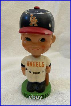 VINTAGE 1960s MLB LOS ANGELES ANGELS BASEBALL BOBBLEHEAD NODDER BOBBLE HEAD