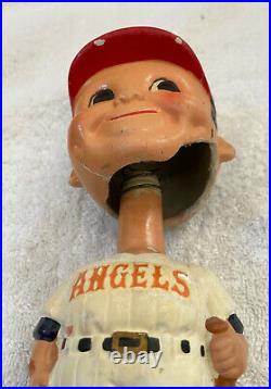 VINTAGE 1960s MLB LOS ANGELES ANGELS BASEBALL BOBBLEHEAD NODDER BOBBLE HEAD