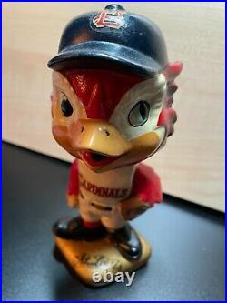 VINTAGE 1960s MLB ST LOUIS CARDINALS BASEBALL BOBBLEHEAD BOBBLE HEAD NODDER