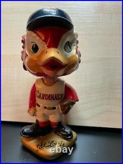 VINTAGE 1960s MLB ST LOUIS CARDINALS BASEBALL BOBBLEHEAD BOBBLE HEAD NODDER