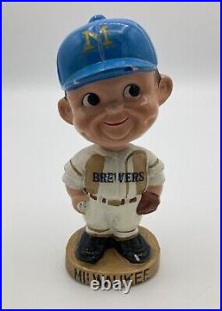 VINTAGE 1970s MLB Milwaukee Brewers Baseball Bobblehead Nodder