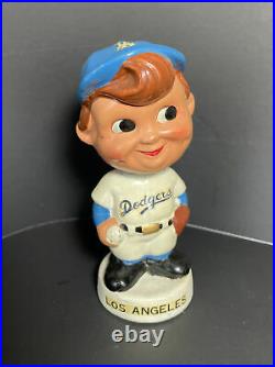 VINTAGE LOS ANGELES DODGERS BASEBALL PLAYER BATTER BOBBLEHEAD NODDER 1960's