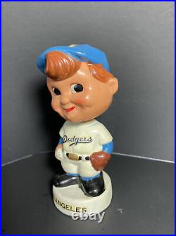 VINTAGE LOS ANGELES DODGERS BASEBALL PLAYER BATTER BOBBLEHEAD NODDER 1960's