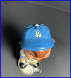 VINTAGE LOS ANGELES DODGERS BASEBALL PLAYER BATTER BOBBLEHEAD NODDER 1960's