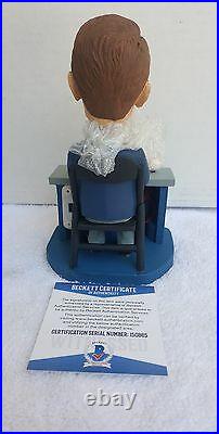 VIN SCULLY & Kirk Gibson signed Bobblehead 2012 LA Dodgers SGA Beckett COA