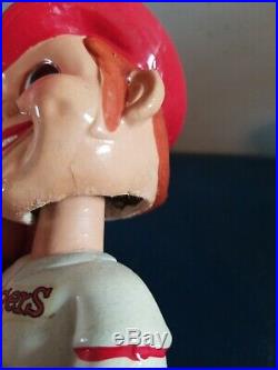 VTG 1972 texas rangers baseball guy & cowboy hat nodder bobblehead doll japan