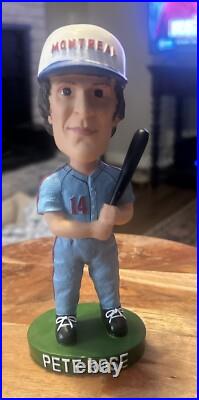 VTG Pete Rose Montreal Expos Bobblehead MLB Baseball Cincinnati Reds 4000th Hit