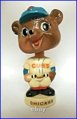 Very Rare 1962 Mini Chicago Cubs Mascot with round white base