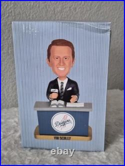 Vin Scully 2012 Announcer Desk Bobblehead Los Angeles Dodgers SGA
