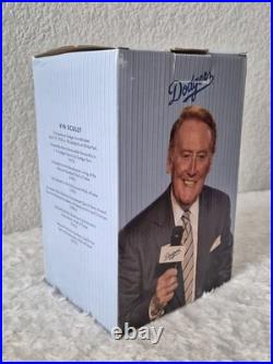 Vin Scully 2012 Announcer Desk Bobblehead Los Angeles Dodgers SGA