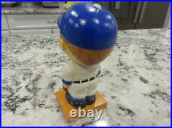 Vintage 1960-61 Los Angeles Dodgers Square Wood Base Bobblehead Nodder Japan