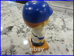 Vintage 1960-61 Los Angeles Dodgers Square Wood Base Bobblehead Nodder Japan