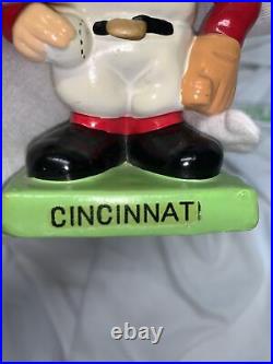 Vintage 1960'S Sport Specialties Cincinnati Reds Mr Red Baseball BobbleHead