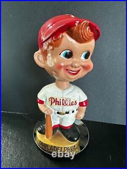 Vintage 1960's Gold Base Philadelphia Philles Bobblehead