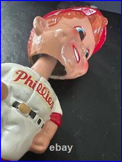 Vintage 1960's Gold Base Philadelphia Philles Bobblehead