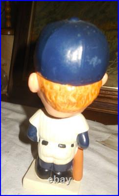 Vintage 1960's Mickey Mantle Bobblehead/Nodder / New York Yankees / White Base