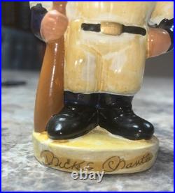 Vintage 1960's Mickey Mantle Bobblehead Round White Base New Yankees Muscles Vintage 1960's Mickey Mantle Bobblehead Round White Base New Yankees Muscles