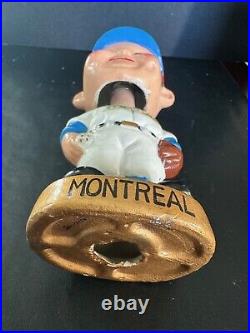 Vintage 1960's Montreal Expos Gold Base Bobblehead Great Condition Rare