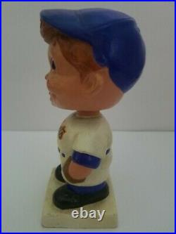 Vintage 1960's New York Mets Bobble Head Nodder White Square Base RARE