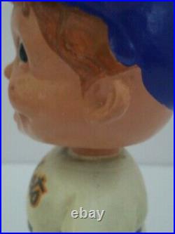 Vintage 1960's New York Mets Bobble Head Nodder White Square Base RARE