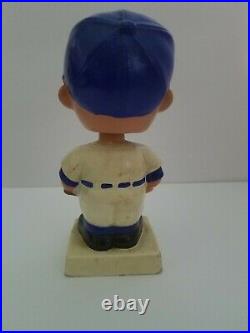 Vintage 1960's New York Mets Bobble Head Nodder White Square Base RARE