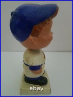 Vintage 1960's New York Mets Bobble Head Nodder White Square Base RARE