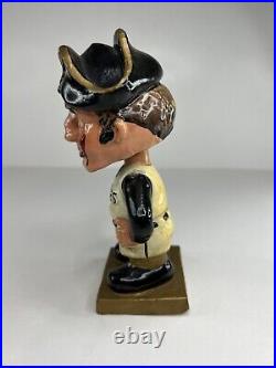 Vintage 1960's Original Pittsburgh Pirates Gold Base Bobblehead Nodder Very Nice