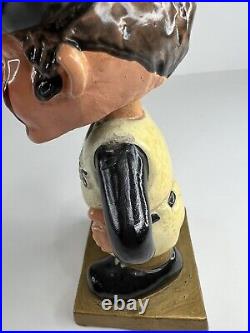 Vintage 1960's Original Pittsburgh Pirates Gold Base Bobblehead Nodder Very Nice