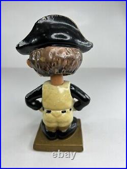 Vintage 1960's Original Pittsburgh Pirates Gold Base Bobblehead Nodder Very Nice