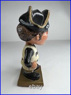 Vintage 1960's Original Pittsburgh Pirates Gold Base Bobblehead Nodder Very Nice