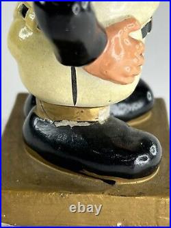 Vintage 1960's Original Pittsburgh Pirates Gold Base Bobblehead Nodder Very Nice