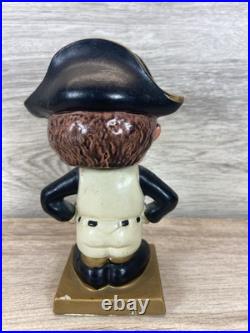 Vintage 1960's Pittsburgh Pirates Nodder Square Gold Base Bobblehead Japan Read