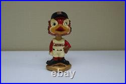 Vintage 1960's St. Louis Cardinals Mascot Bobble Head Nodder JAPAN gold base