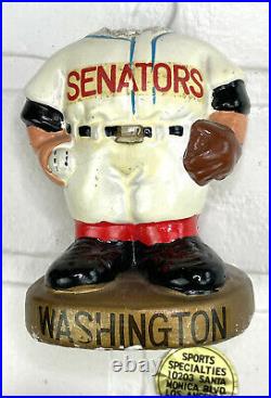 Vintage 1960's WASHINGTON SENATORS TEAM BOBBLE HEAD DOLL Read