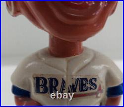 Vintage 1960s Atlanta Braves Bobblehead Gold Base