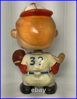 Vintage 1960s Baseball Catcher Bobblehead Nodder Blinking Eyes Japan