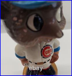 Vintage 1960s Chicago Cubs Bobblehead Gold Base Round