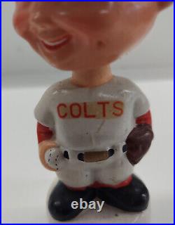 Vintage 1960s Houston Colt 45's MINI Bobblehead White Base