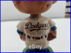 Vintage 1960s Los Angeles Dodgers Bobblehead Green Base