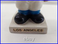 Vintage 1960s Los Angeles Dodgers Bobblehead White Base