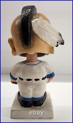 Vintage 1960s Milwaukee Braves Bobblehead White Square Base