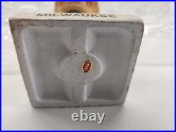 Vintage 1960s Milwaukee Braves Bobblehead White Square Base