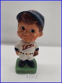 Vintage 1960s Minnesota Twins Bobblehead Green Base