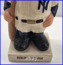 Vintage 1960s New York Yankees Bobblehead White Base