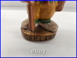 Vintage 1960s Oakland A's Bobblehead Gold Base (A)