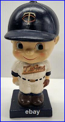 Vintage 1960s Original Minnesota Twins Bobblehead Blue Base (Japan)