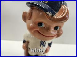 Vintage 1960s Original New York Yankees Bobblehead White Base (Japan)