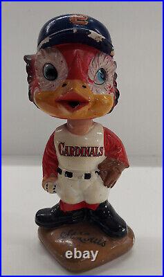 Vintage 1960s St Louis Cardinals Bobblehead Gold Base (B)