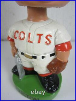Vintage 1962 Houston Colts Colt 45's Bobblehead Nodder with Pistol MLB Japan Green